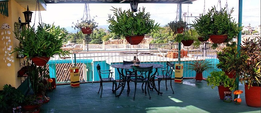 'Roof terrace' Casas particulares are an alternative to hotels in Cuba.